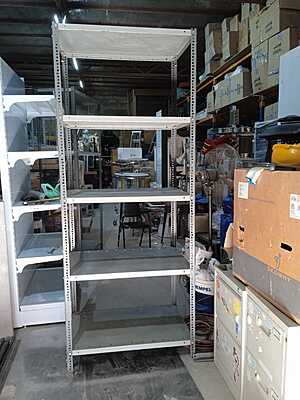 Pre owned Storage Shelves 6 levels