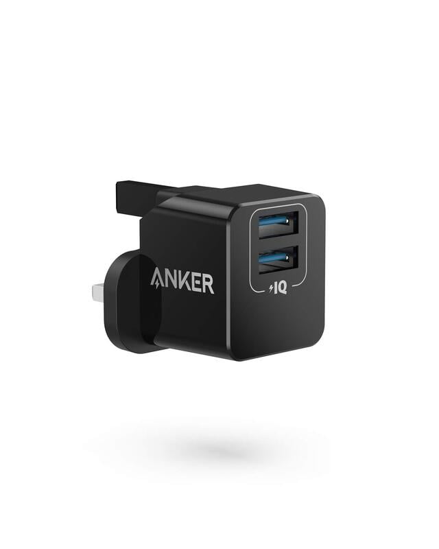 Anker Powerport Mini Dual Port Phone Charger, Super Compact Usb Wall Charger