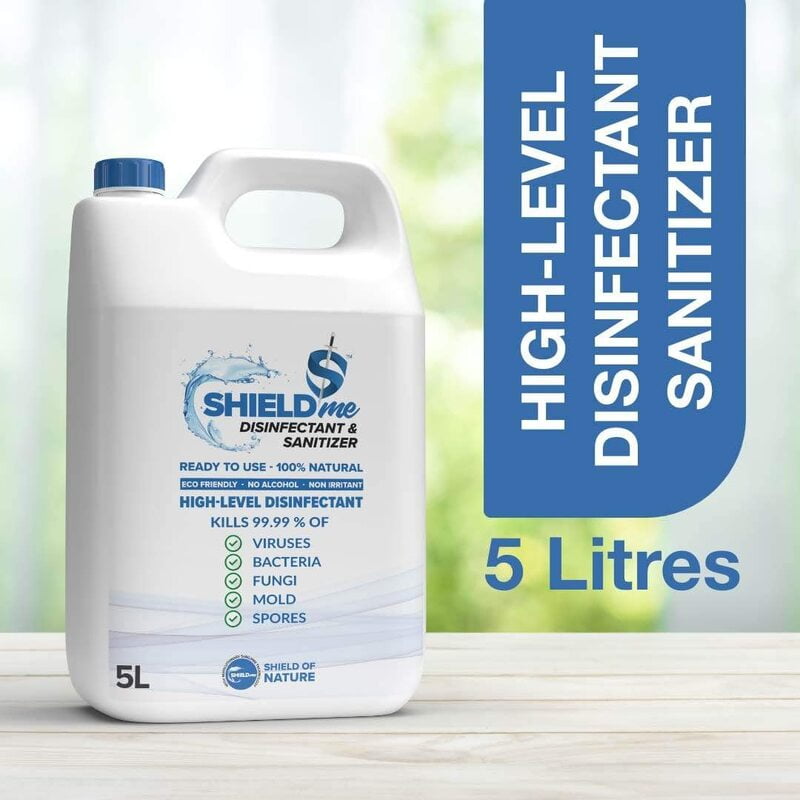 SHIELD ME High Level Disinfectant ( Eco Friendly) 5 Litres