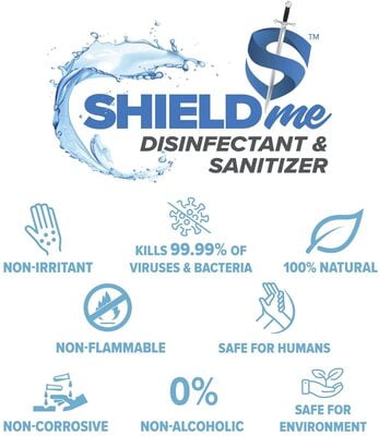 SHIELD ME High Level Disinfectant ( Eco Friendly) 5 Litres SHIELD ME High Level Disinfectant ( Eco Friendly) 5 Litres