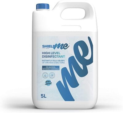 SHIELD ME High Level Disinfectant ( Eco Friendly) 5 Litres SHIELD ME High Level Disinfectant ( Eco Friendly) 5 Litres