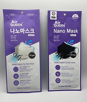 AIR QUEEN NANO MASK White