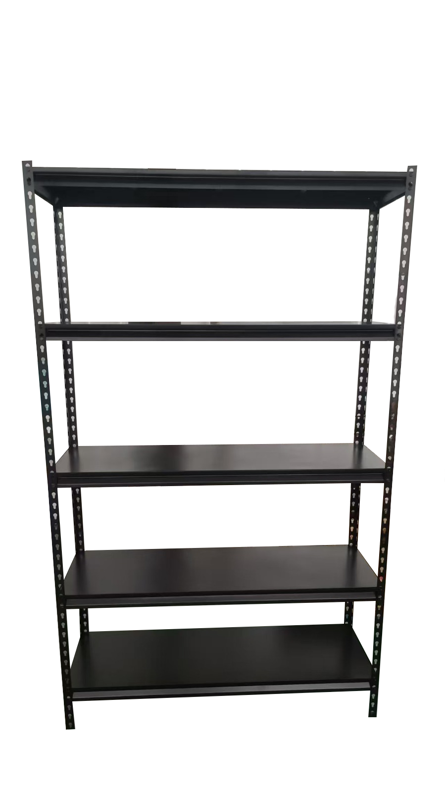 Slim Black Shelving 10x120x198