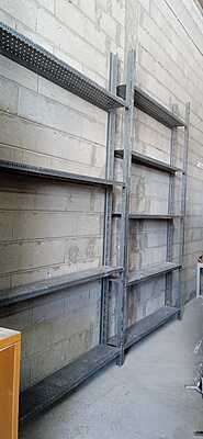 Pre Owned Heavy Dark Grey Shelving 4 Level Pre Owned Heavy Dark Grey Shelving 4 Level