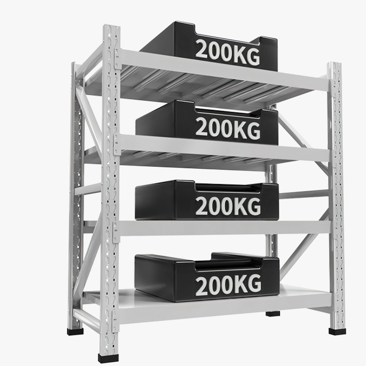 Elegant White Shelving 100x60x200