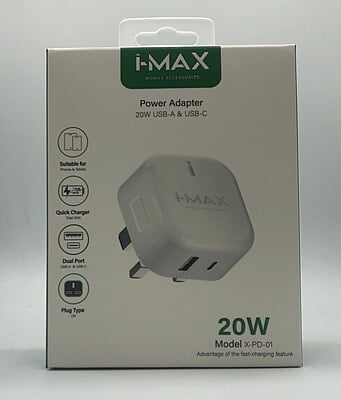 Dual Port Power Adapter 20W PD-01