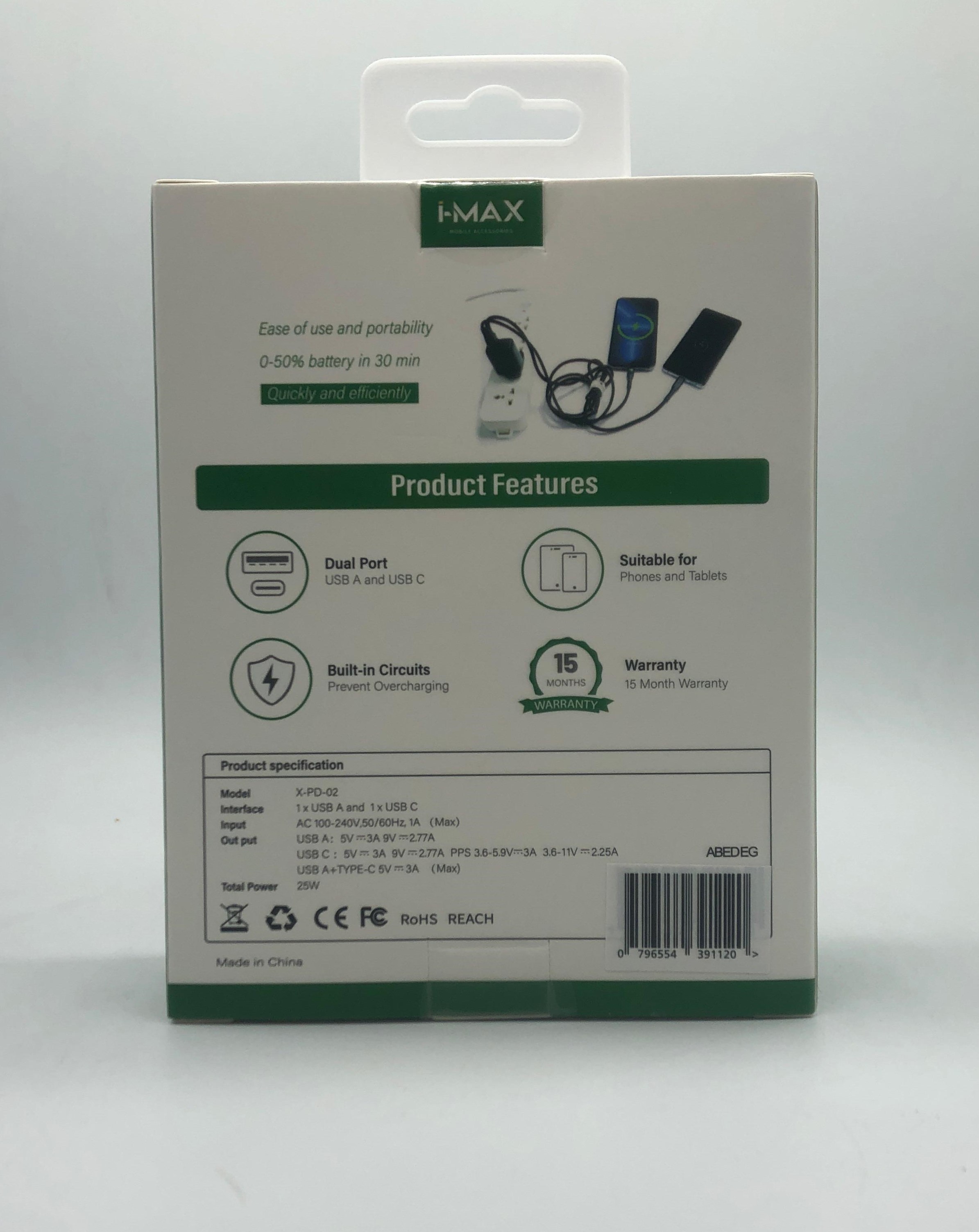 Power Adapter Dual 25W PD-02