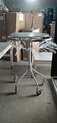 Used Round Cloth Hanger table