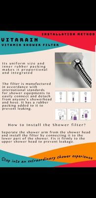VITARAIN Vitamin Shower Filter