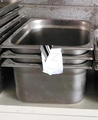 Pujadas Stainless Steel Containers 15 cm depth | 30 x 14 cm dimensions