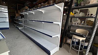 Pre-Owned Supermarket Shelving