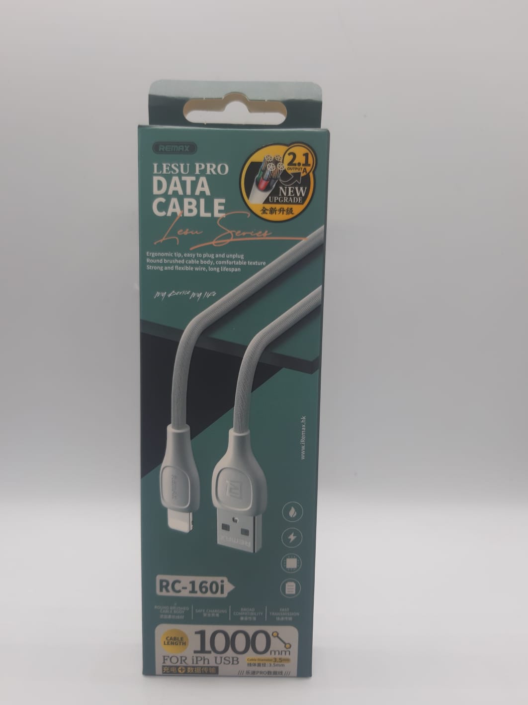 REMAX-RC-160I LESU PRO SERIES DATA CABLE FOR i phone (1M)