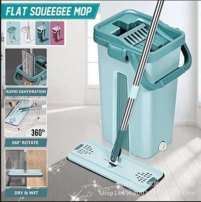 Mop and Bucket System for Floor Cleaning