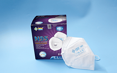 NanoCare N95 5 Layer Protective Face Mask (Single piece)
