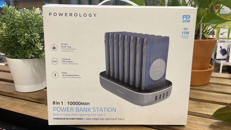 Powerology Power Bank Station 10,000 MAH